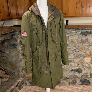 Ralph Lauren RLX olive green coat